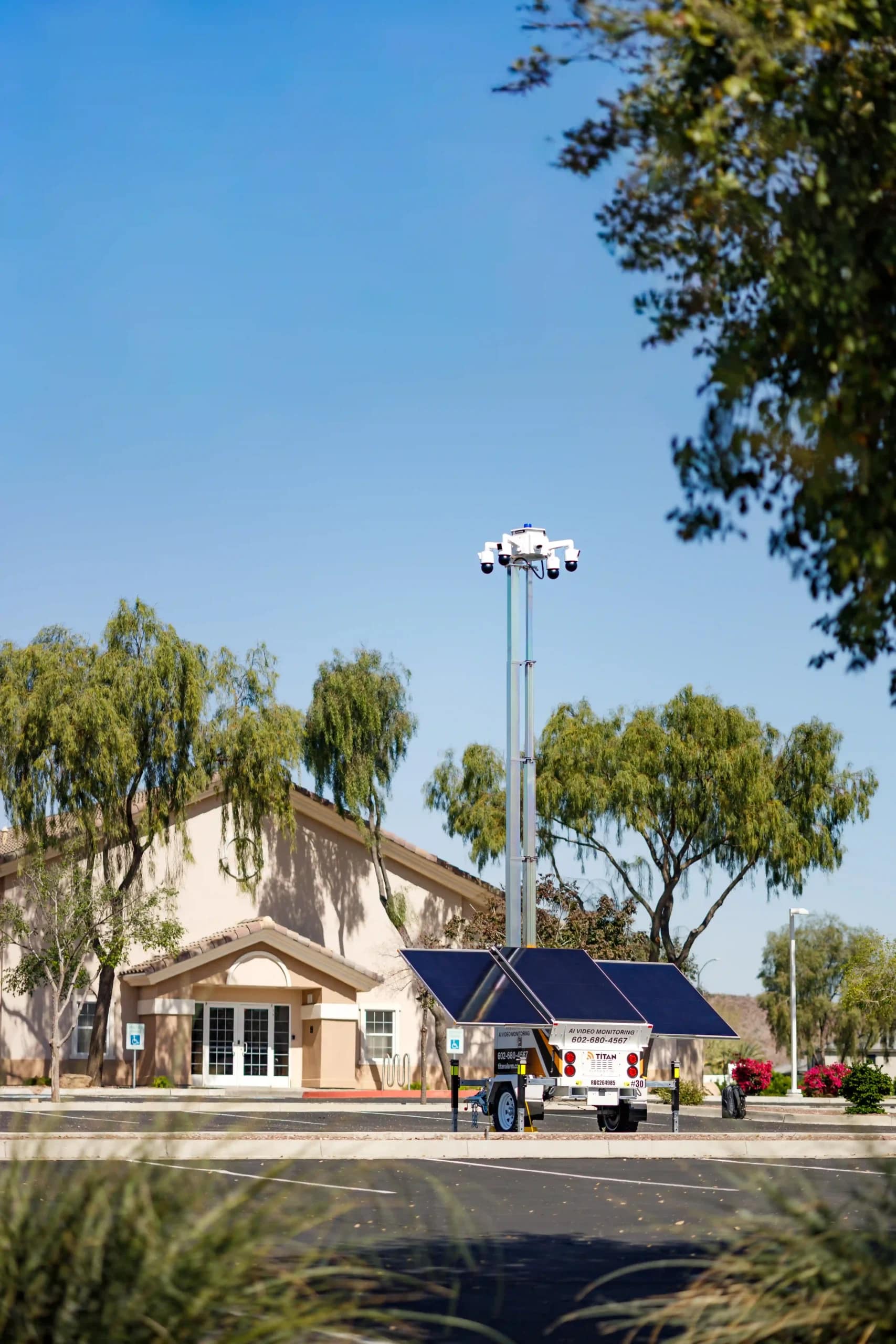 Solar Surveillance Trailer Phoenix, Az