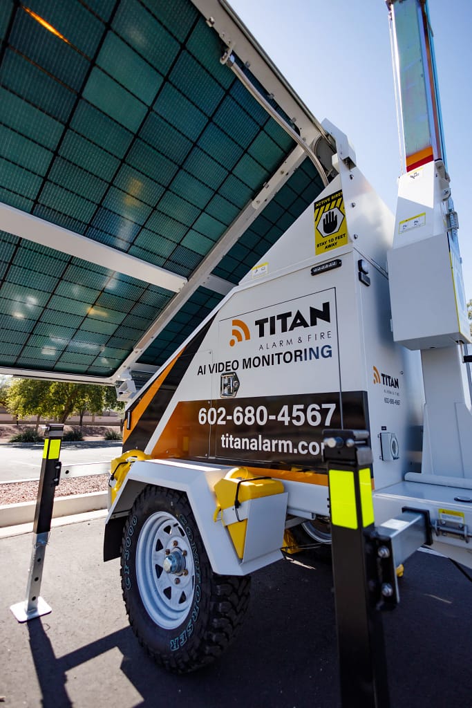 Solar Trailer Video Monitoring
